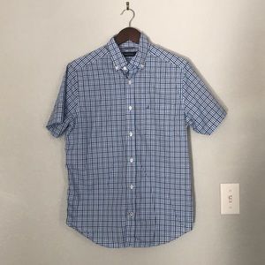 Nautica Short sleeve plaid button down shirt
